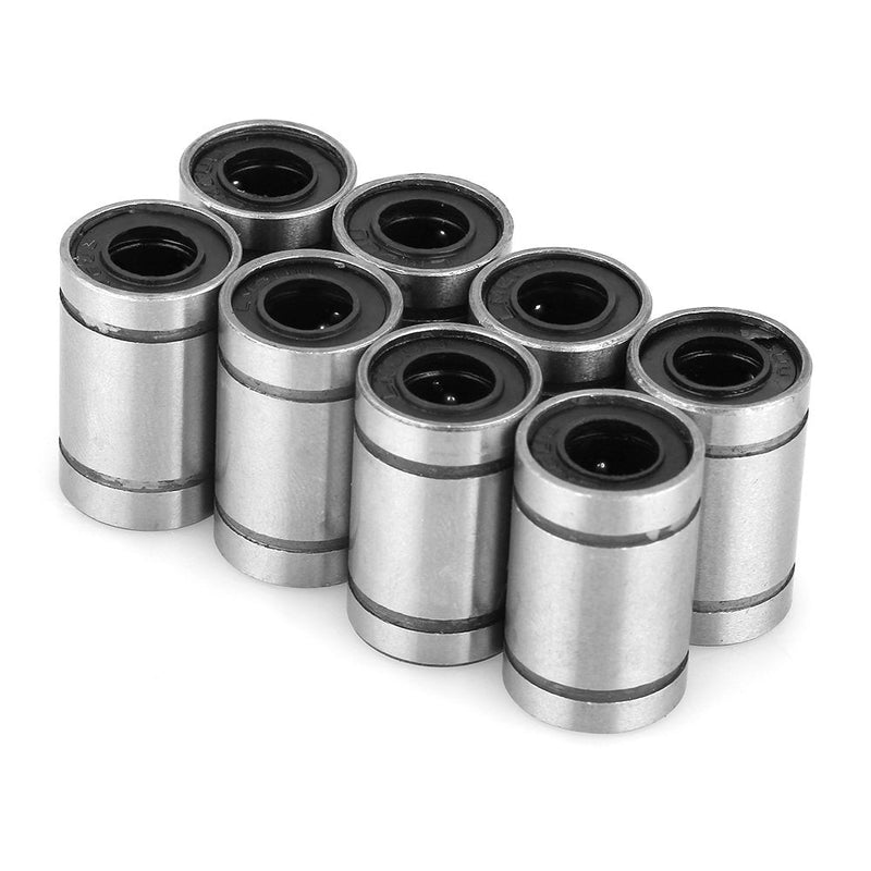 8pcs Linear Ball Bearings, Linear Motion Ball Bearing Bushing for 3D Printer CNC Parts LM6UU 6mm