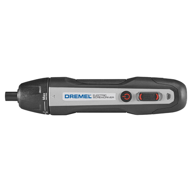Dremel 4V Cordless Screwdriver Kit with 6 Power Settings and Smart Stop Technology, Includes 7 Screwdriver Bits, 1 Bit Extender, USB Cable and Power Adapter, HSES-01 Electric Screwdriver
