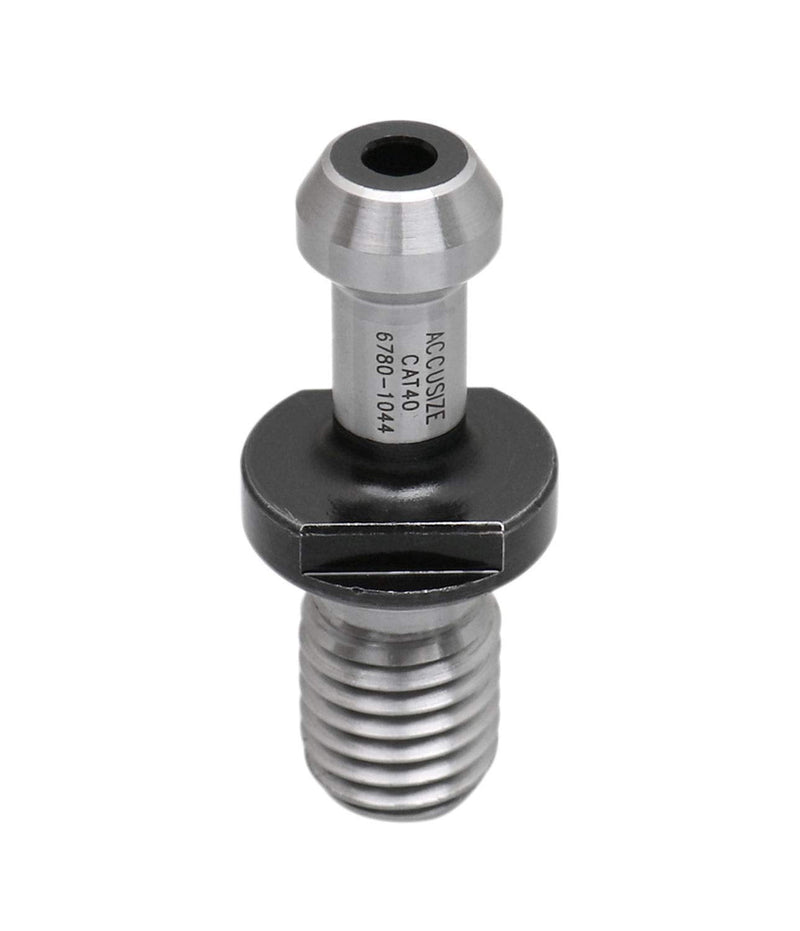 Accusize Industrial Tools Cat40 Pull Stud Retention Knob with Coolant Hole for Haas, Mitsubishi, Toshiba, Daewoo, Okk, Kitamura, Etc. 6780-1044 CAT40, 2.250" long Style C, with Hole