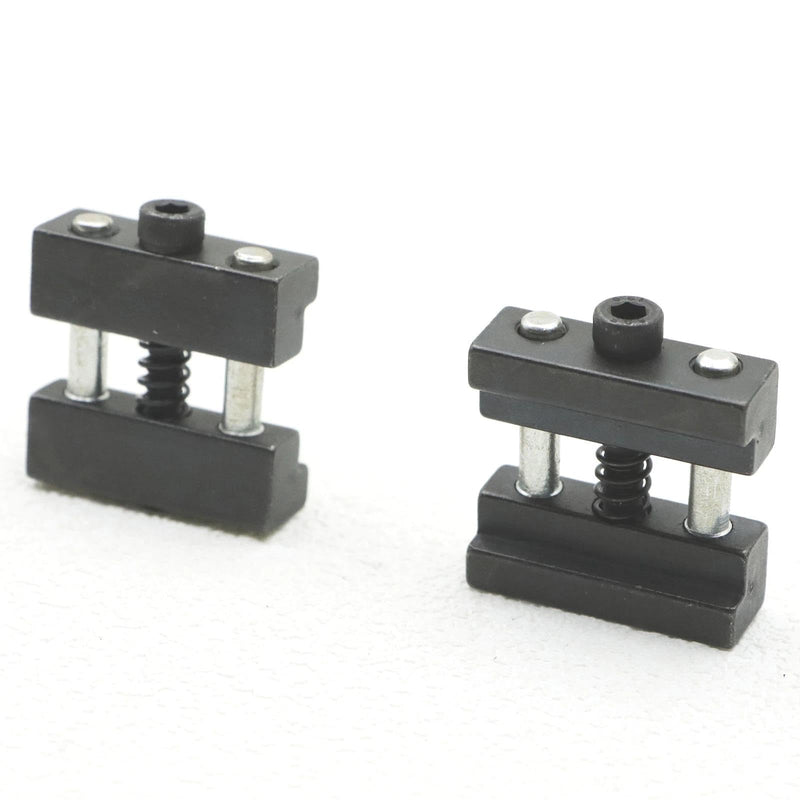 2-Pack Steel Milling Machine Vise Quick Clamp Work Stop Tool, Fits Mill Vises with 1/2-1" Jaws Fractal Vise
