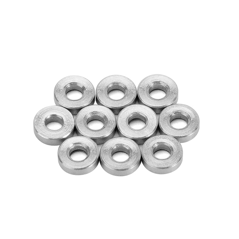 INJORA Washers Spacers - 50PCS Flat Stainless Steel Gasket for 1/24 RC Crawler SCX24 AX24 Upgrade