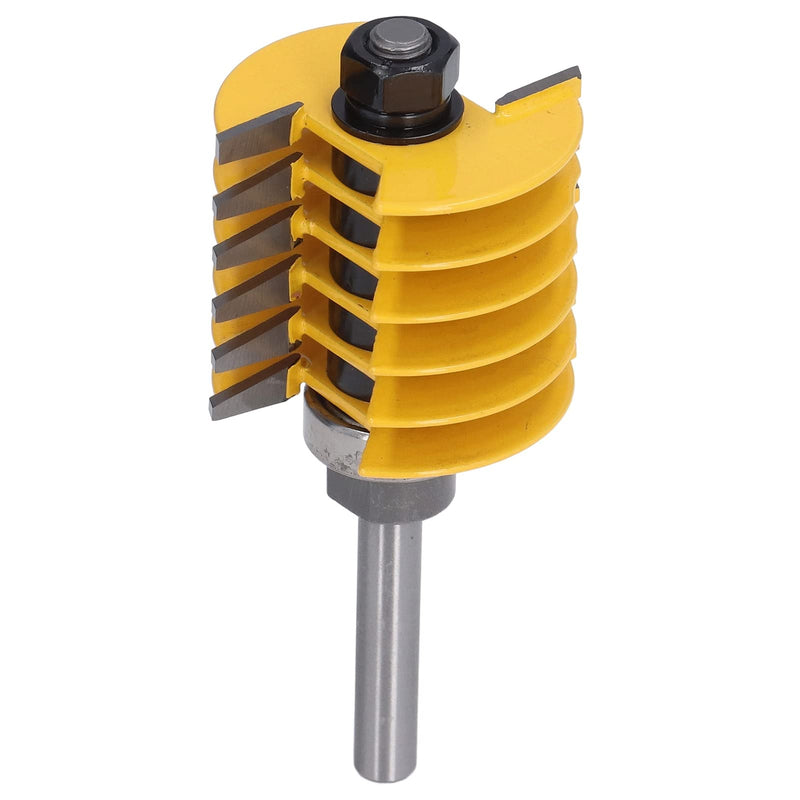 8mm Shank Finger Joint Router Bit, 2 Teeth Adjustable 46mm Cutter Head Cutting Tool for Woodworking