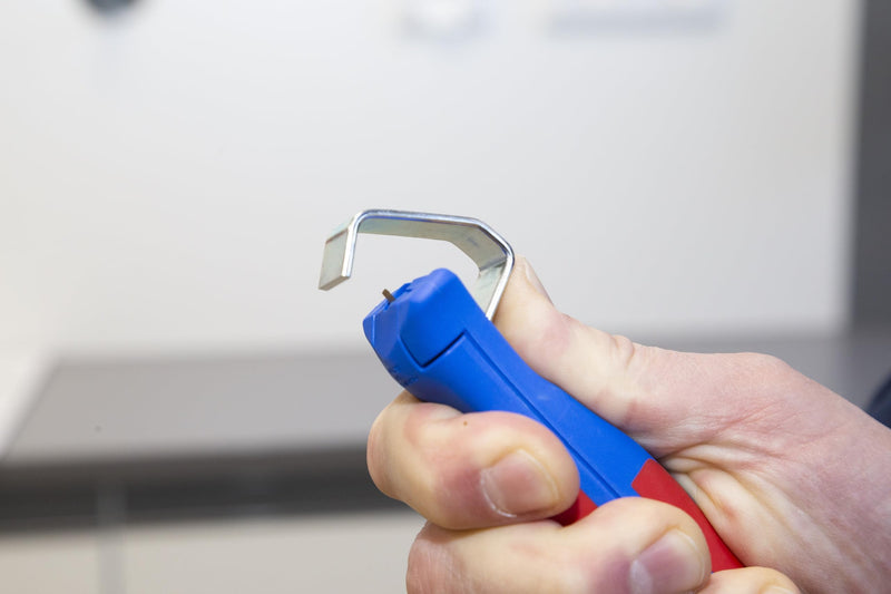 WEICON Cable Stripper No. 4-16 | Multi Stripping Knife | adjustable cutting depth | for all common round cables | Working range 4-16 mm Ø