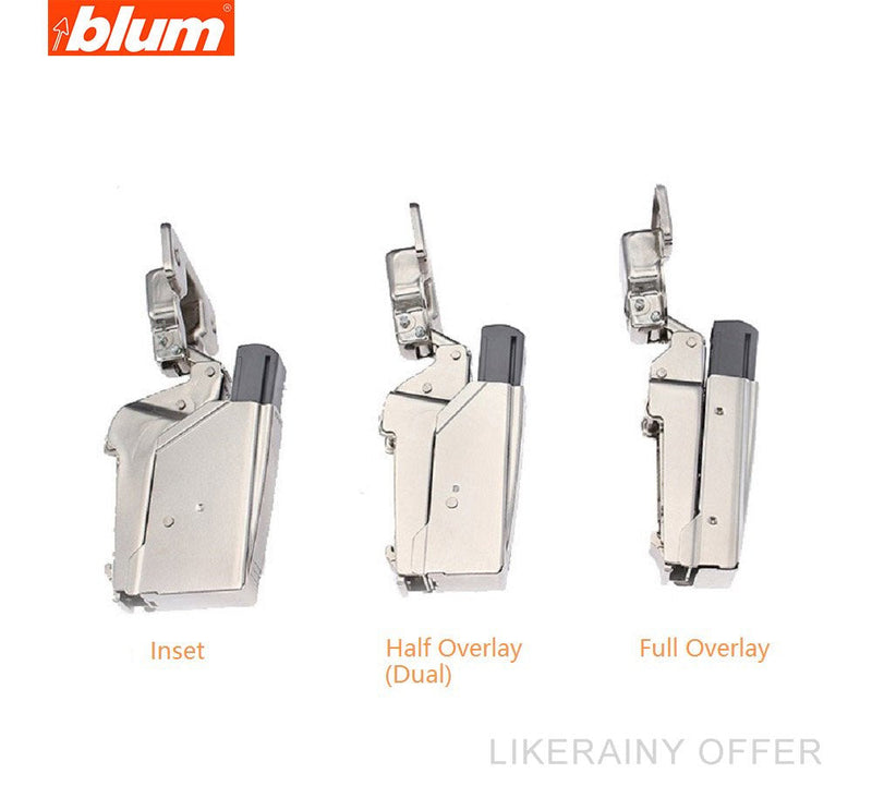 Blum Blumotion Door and Furniture Damper Hinge with Soft Close for Corner Hinges for retrofitting cabinets and Kitchen cabinets, self-Closing Mechanism Full Overlay