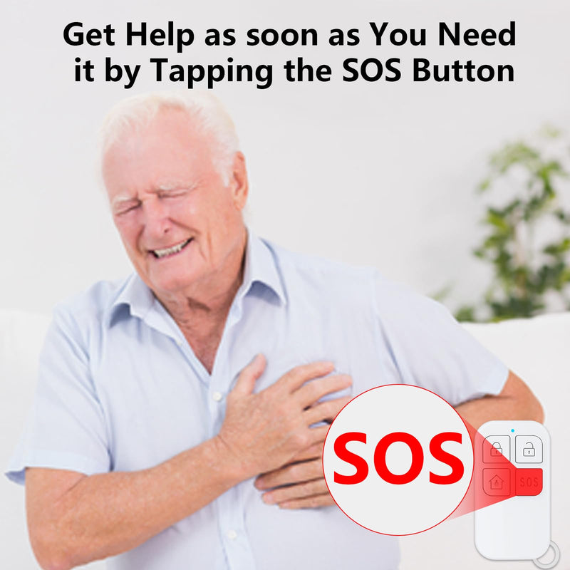 Home Security System, Wireless WiFi Tuya Smart Home Alarm System, No Monthly Fee, for Kids and Pet Safety, Compatible with Alexa and Google, for Apartment House Office, Villa(11 Pieces) G30 Alarm System