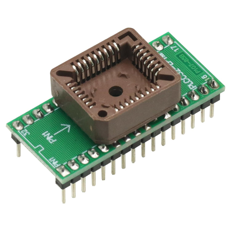 2PCS PLCC32 to DIP32 USB Universal Programmer IC Adapter Socket Tester for TL866CS EZP2010 G540 SP300 TL866A