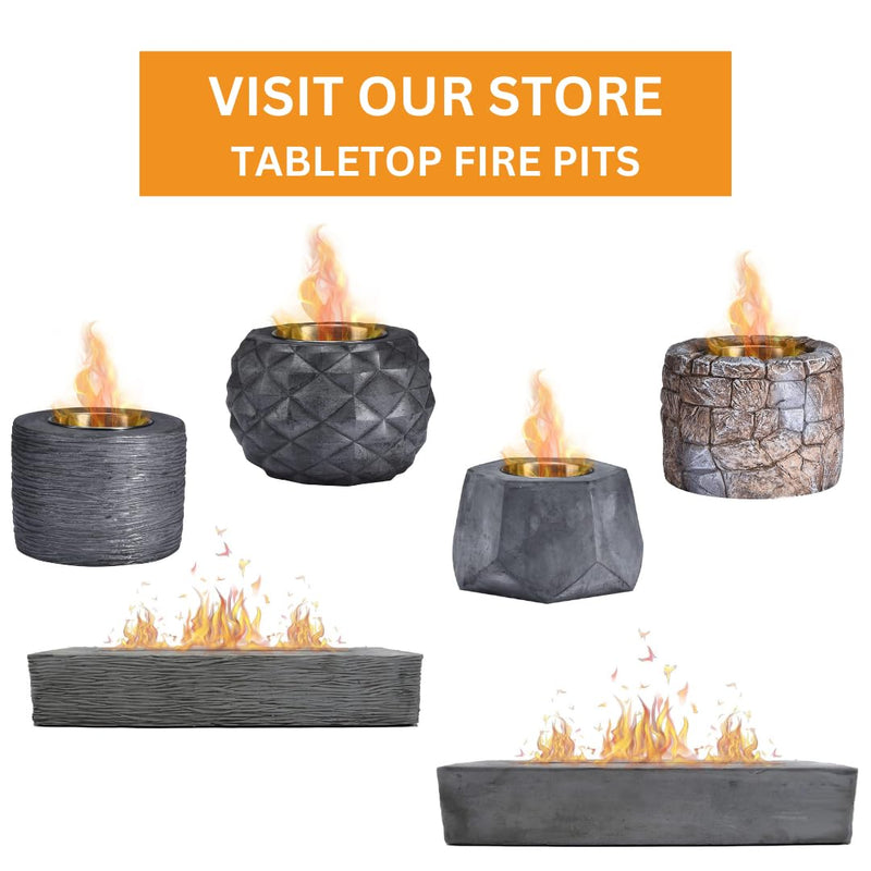 ROUNDFIRE Premium Tabletop Fireplace Fuel - 1 Liter Ethanol for Fire Pits and Table Top Fireplaces 1 pack