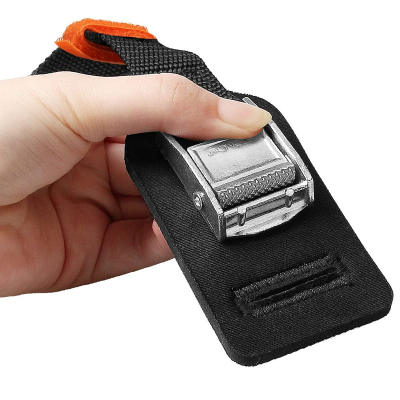 Boncas Sturdy 12-foot-by-1-inch Tie Down Strap Lashing Strap Cargo Tie-down Strap Padded Cam Lock Buckle 2 Pack 12FT-2 Pack