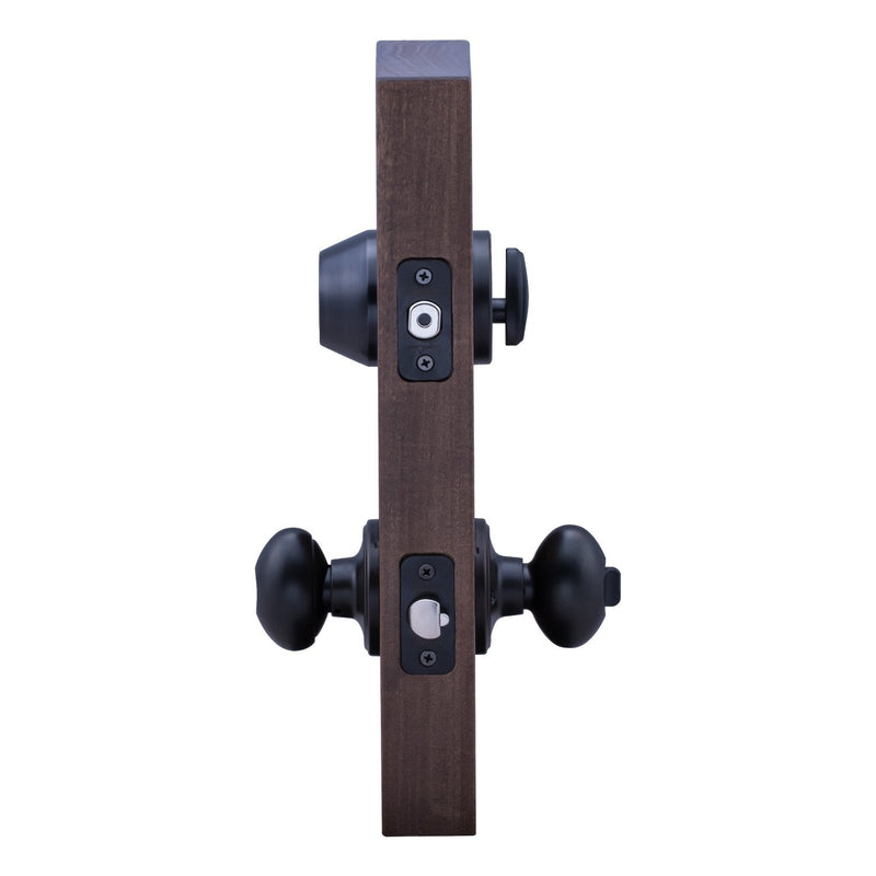 Copper Creek EKDB141TB Egg Door Knob Keyed Alike with Deadbolt Combination, Tuscan Bronze