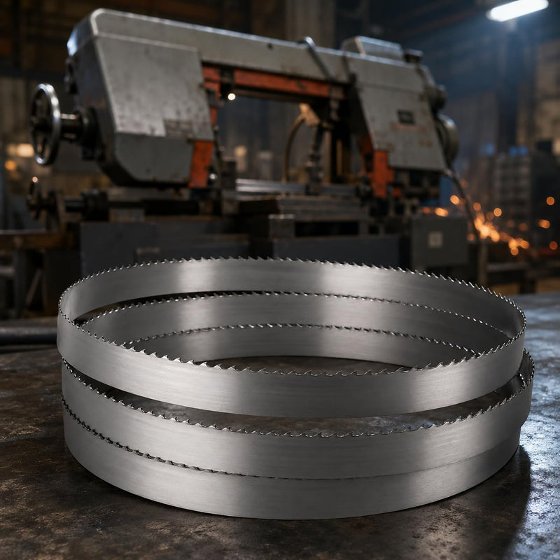 KAKA INDUSTRIAL Blade for 93" x 3/4" x .035" (2362x19x0.9mm) Bi-Metal Material M42 Grade Metal Cutting Band Saw Blades BS-712N/BS-712R (1, 5/8 TPI) 1