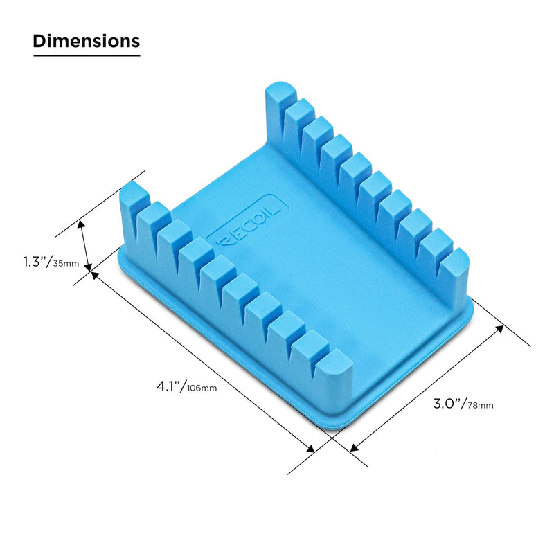 Recoil SWSL 9 Slots Silicone Wire Harness Soldering Holder Wire Leads Clamp Stand with Neo Magnets Base, Holds 30AWG to 12AWG Wires, High Temperature Silicone