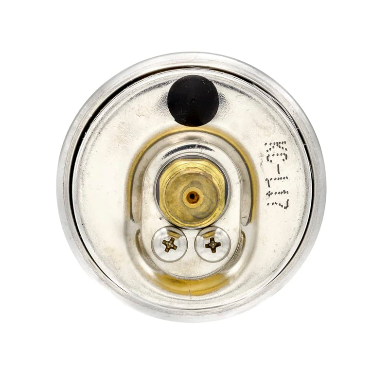 2 Pack of Liquid Filled Center Back Mount Pressure Gauge with 1.5" Dial, 0-3000 PSI, 1/8" Male NPT Connection, Stainless Steel CASE and Bezel (2) 2