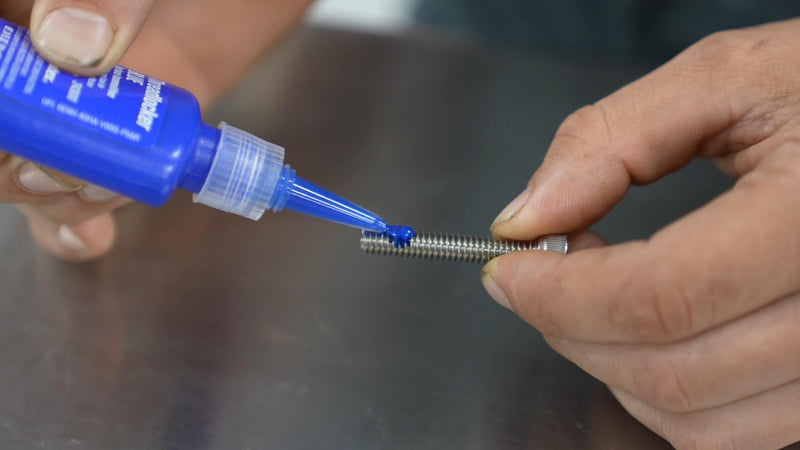 Permatex 24200 Threadlocker Blue Medium Strength,Thread Lock & Screw Glue for Bolts Nuts & Fasteners to Prevent Loosening & Corrosion, Removable with Hand Tools 6 ml