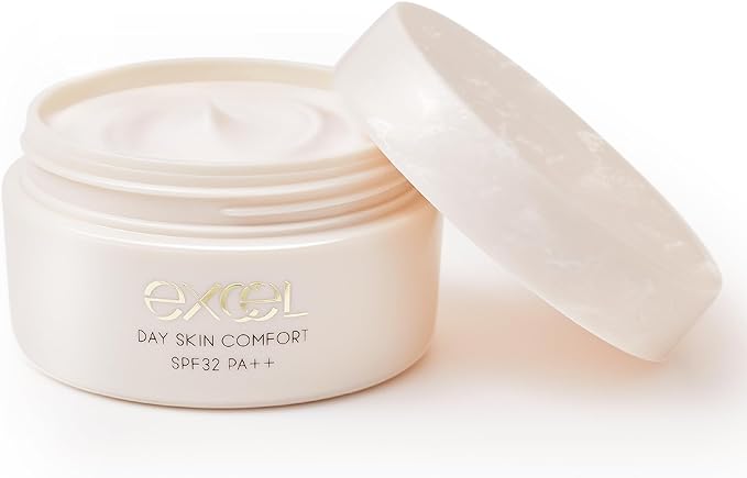 Excel Dayskin Comfort Base Serum Cream All-in-One UV Tone Up Ceramide Glossy Skin - NewNest Australia