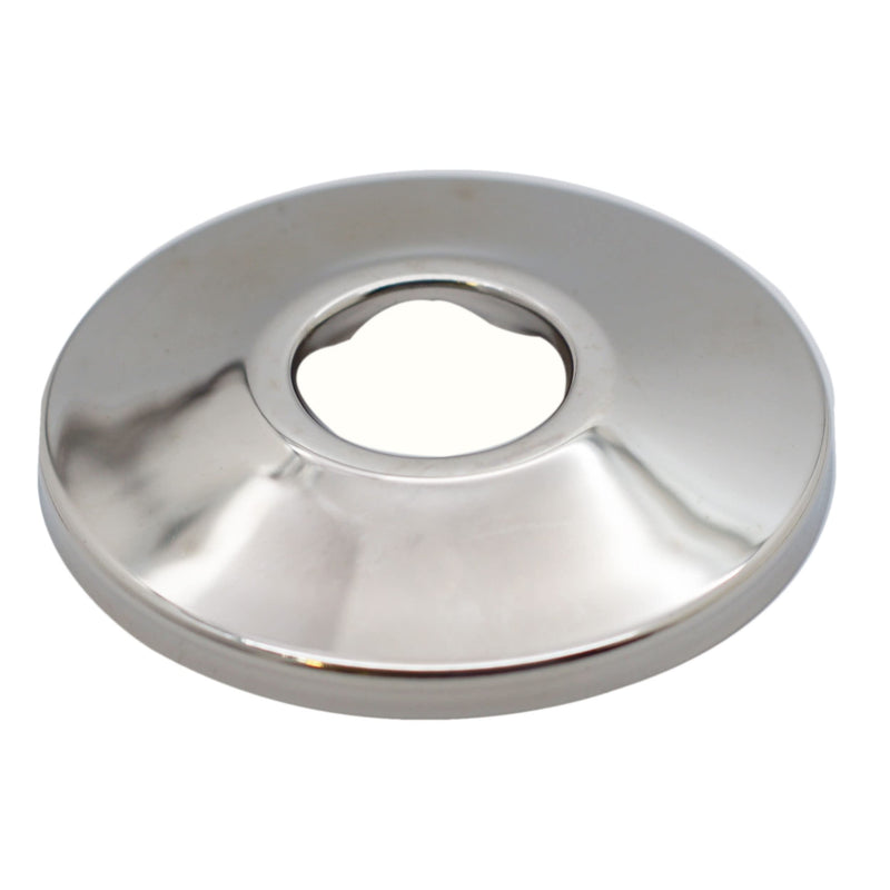 Westbrass D103K12X-26 1/2" IPS" x 3/8" OD x 12" Corrugated Riser Supply Line Kit with Cross Handle Angle Supply Shut Off Valve for Faucet and Toilet, Polished Chrome