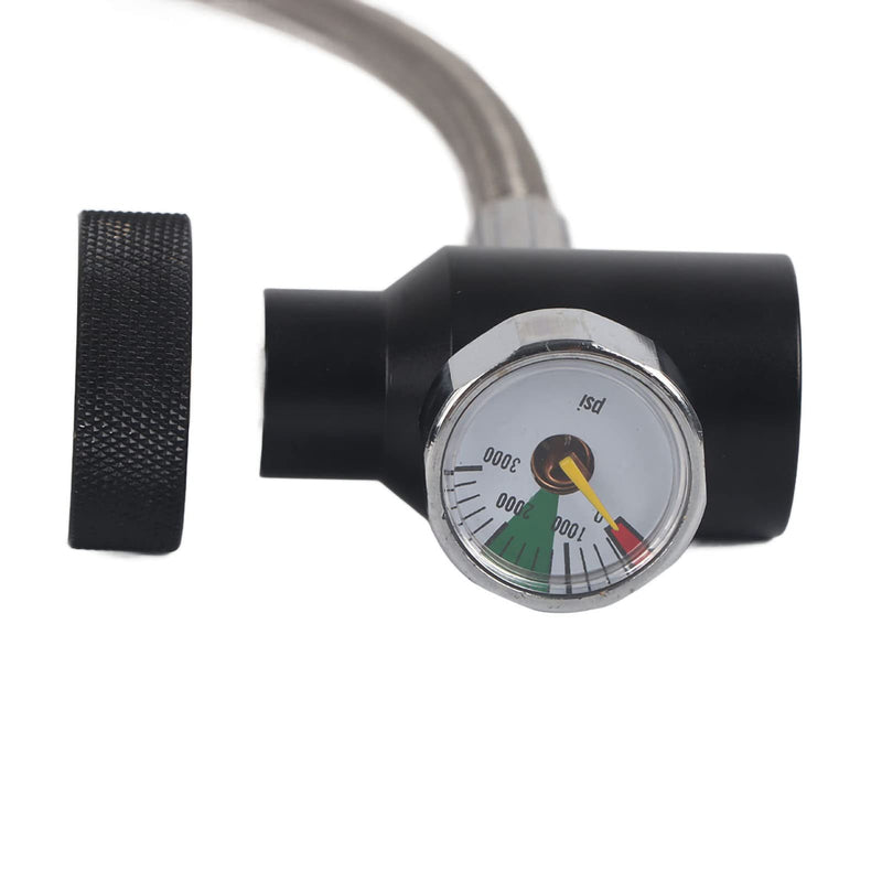 CGA-320 CO2 Cylinder Refill Adapter Bottle Connector CO2 Soda Maker Accessories with Hose for Filling Soda (36Inch)