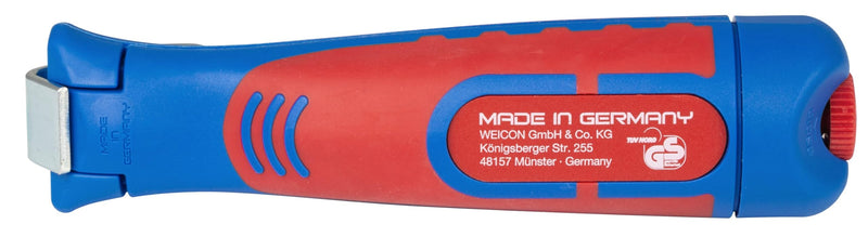WEICON Cable Stripper No. 4-16 | Multi Stripping Knife | adjustable cutting depth | for all common round cables | Working range 4-16 mm Ø