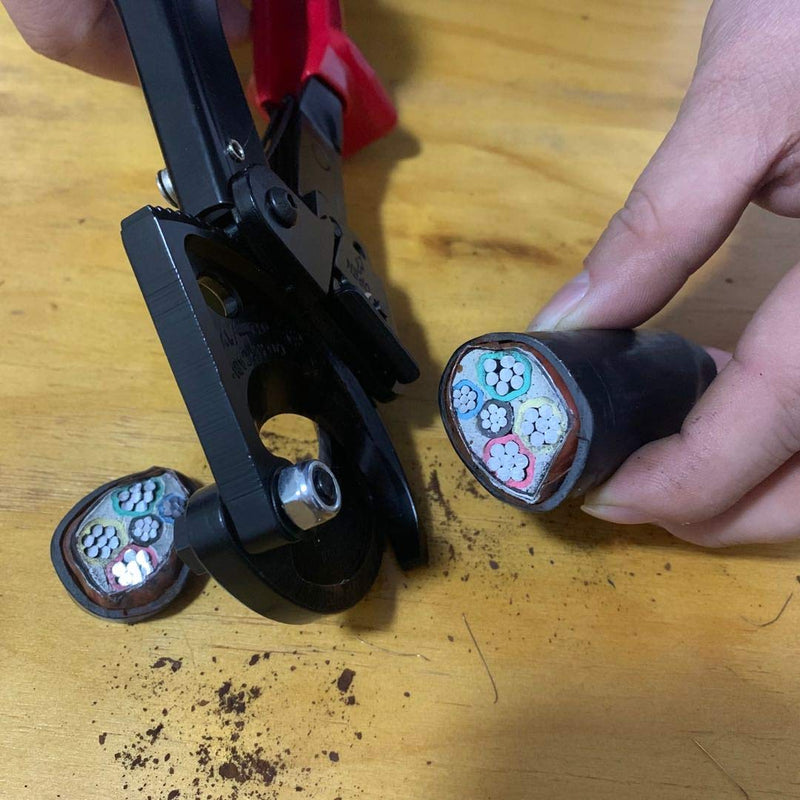 Yangoutool Ratchet Cable Wire Cutter and Heavy Duty Aluminum Copper Ratchet Cable Cutter for Cutting Electrical Wire Up to 240mm² Cutter Pliers 325A