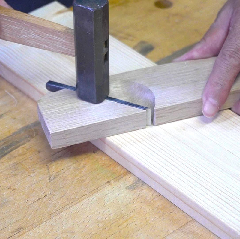KAKURI Router Plane Handheld 15mm (19/32"), Japanese Hand Plane KANNA Woodworking Groove Making Tool, Razor Sharp Japanese Steel Blade & Oak Body, Made in JAPAN 15mm Japanese Router Plane