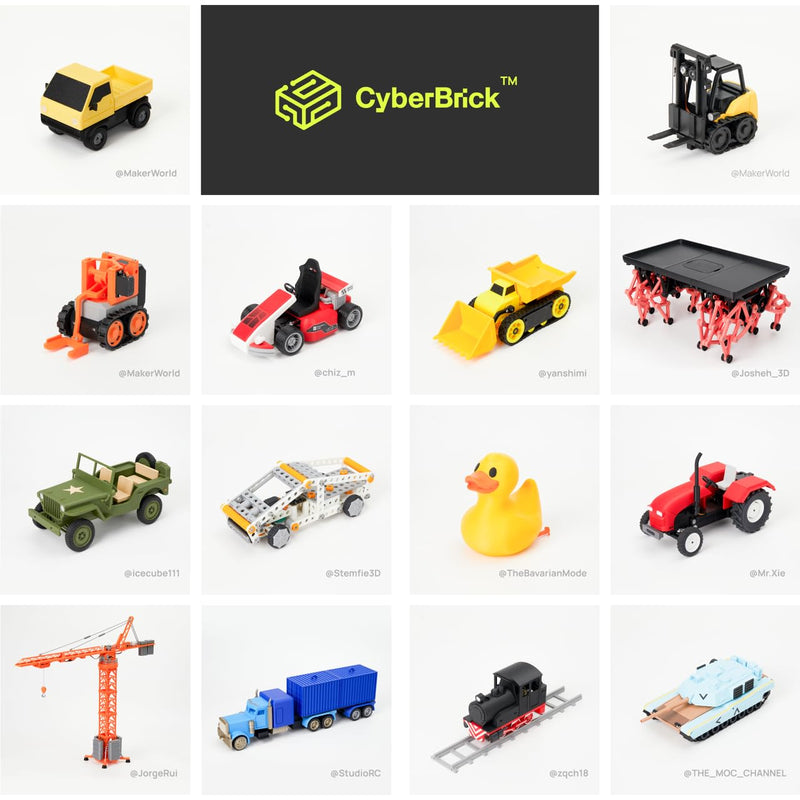 Original CyberBrick Hardware Remote Control Beginner Kit for Bambu 3D Printer (ZK004)) Beginner Kit(ZK004)