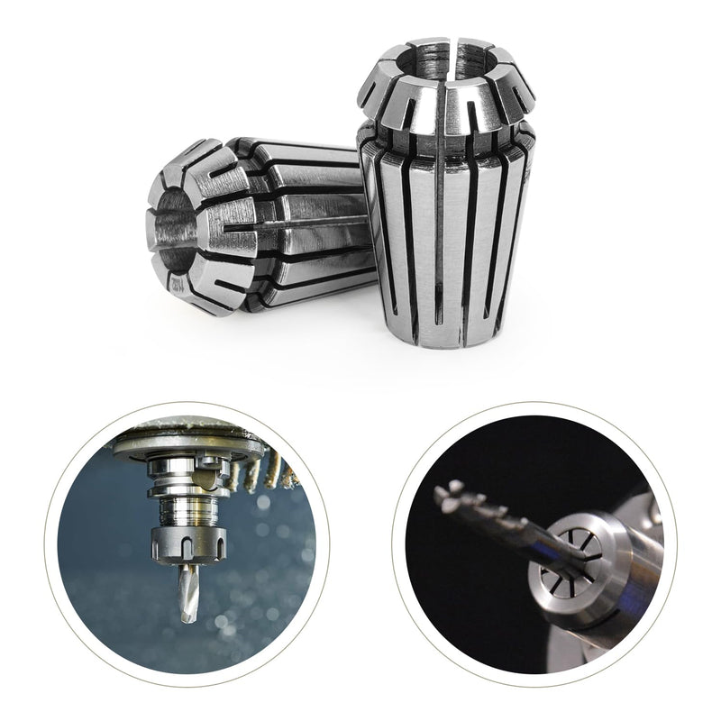 12pcs ER16 Spring Collet Set for CNC Engraving Machine and Milling Lathe Tool Workholding Engraving Collets