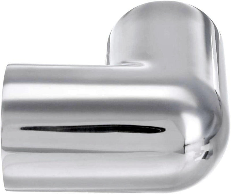 Marine 2-Way Cross Tube Pipe Connector, Heavy Dudy Stainless Steel 316 Boat Hand Rail Fitting Yacht Hand Pipe 90 Degree Elbow 1 Size:25.4mm /1"