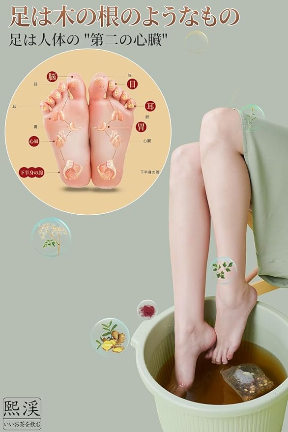 Heixi Foot Bath Bag, 21.2 oz (600 g) (20 Packets x 30 g) Foot Bath, Foam Foot Bathtub, Foot Bath Bag, Foot Bath Bag, Casual Foot Bath Bag, All Seasons Foot Bath Pack - NewNest Australia