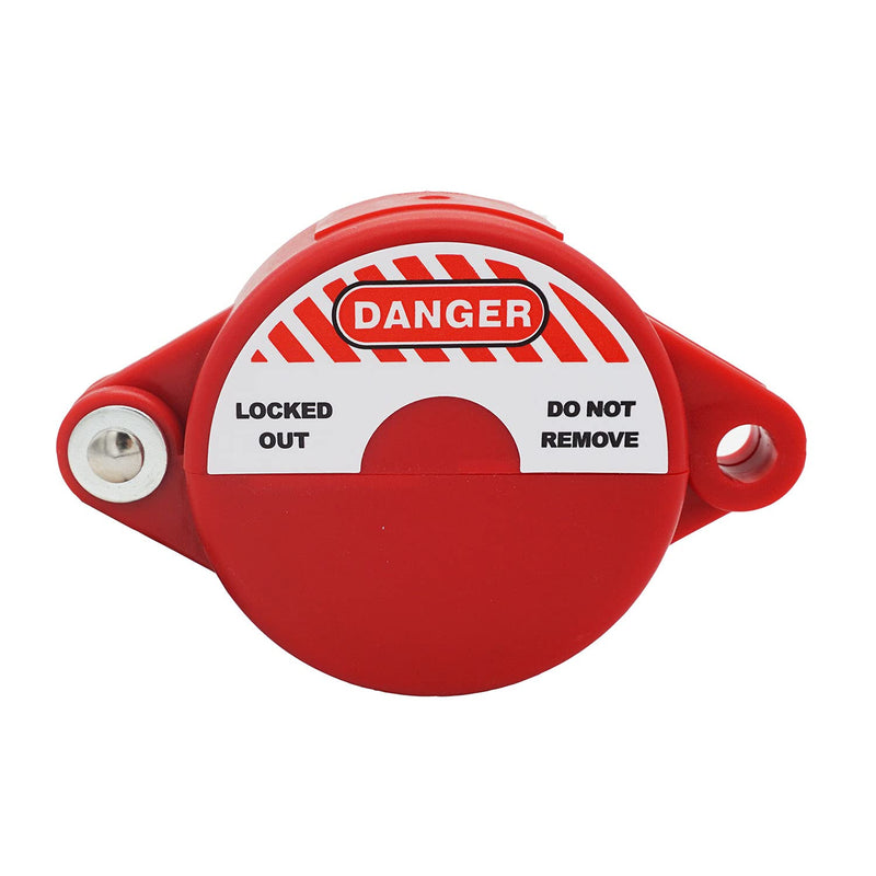 Gate Valve Lockout with Safety Padlock for Water Spigot Faucet Locks Outdoor Petroleum Gas 1 to 2-1/2 Inch Lock Out Device 1 Pack