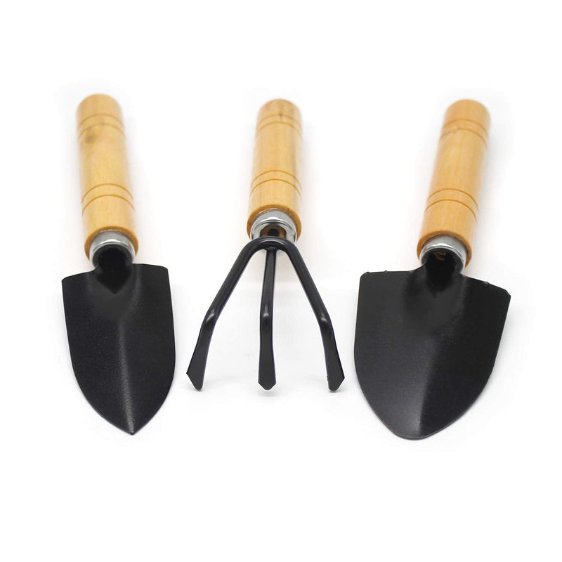 Bonsai Set 8 PCS-Mini Gardening Tools Kit for Indoor Outdoor Bonzai Include Pruner, Fold Scissors, Mini Rake, Tweezers, Cleaning Brush