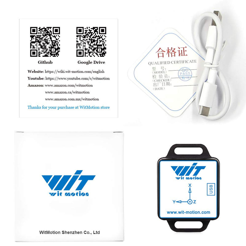 [Bluetooth Accelerometer+Inclinometer] BWT901CL MPU9250 High-Precision 9-Axis Gyroscope+Angle(XY 0.05° Accuracy)+Magnetometer with Kalman Filter, 200Hz High-Stability 3-axis IMU Sensor for Arduino
