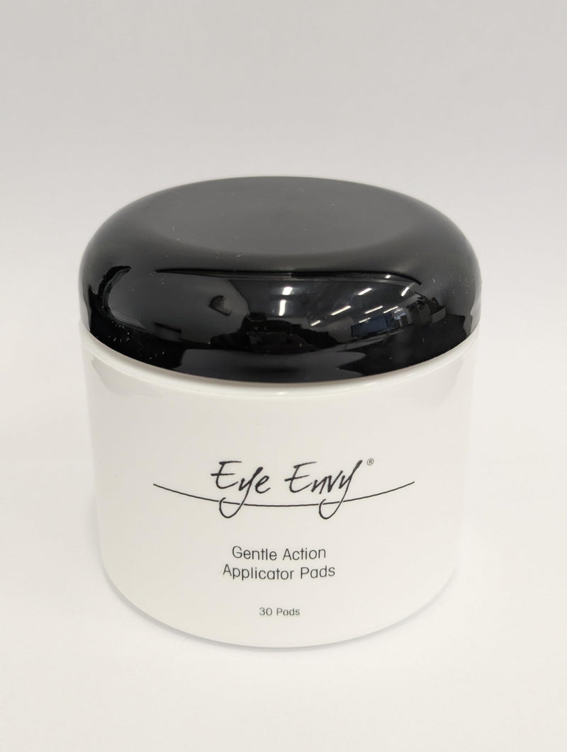 Eye Envy Gentle Action Dry Applicator Pads for Dogs and Cats. Use with Tear Stain Remover Solution. 30 Count with Reusable Jar. Waffle-Like Texture Gently Cleans. Lint Free, Non-Absorbent