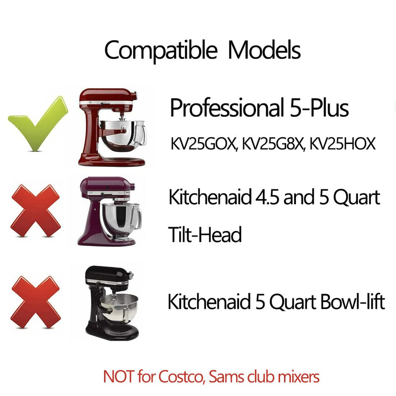 Flex Edge Beater for KitchenAid Mixer 5.5 Quart Bowl-Lift Stand Mixer, Beater with Silicone Edge, Perfect Professional 5-Plus Bowl-Lift Stand Mixer Attachment, Mixer Accessory