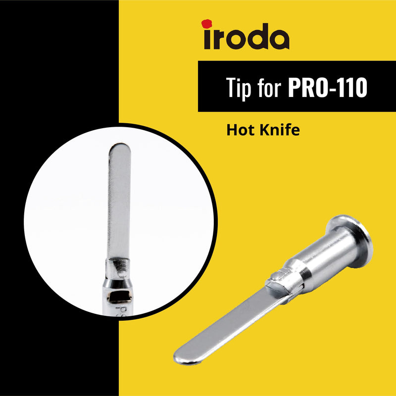 Iroda Solderpro 110 Spare Soldering Tips Set For Butane Soldering Iron Includes Conical, Chisel, Hot Cutter