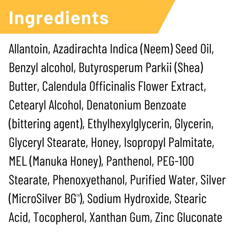 Absorbine Silver Honey Hot Spot & Wound Care Ointment for Dogs, Cats, Small Animals, 2oz Tube - PawsPlanet Australia