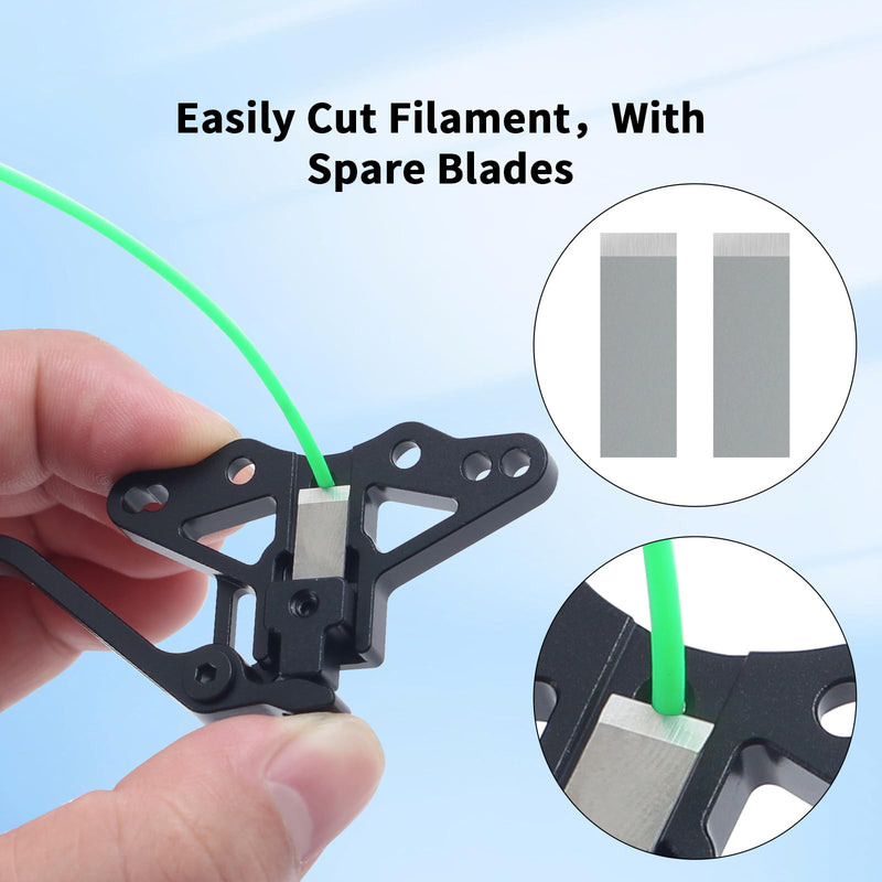 FYSETC 3D Printer Accessories Filament Cutter: for A4T CNC Small Cross-Bow All Metal Kit Sharp Blade for Sherpa Mini - Oribiter V2.0 - Dragon Burner Printed Head