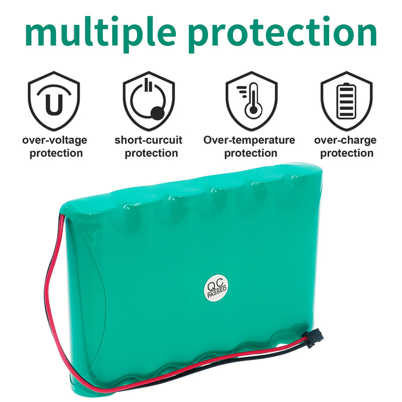 3600mAh Replacement Battery for ADT DSC IMPASSA 9057 SCW9055 SCW9057 BH7236-SS 17000145 17000152 Wireless Home Security System Alarm Control Panel DSC 6PH-H-4/3A3600-S-D22