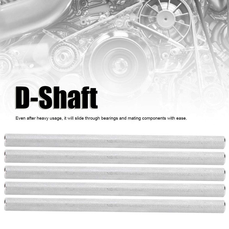 5PCS Stainless Steel D-Shaft Compatible for Robotics/FRC/First/FLL/WRO/STEAM/VEX 3.9 x 0.2in