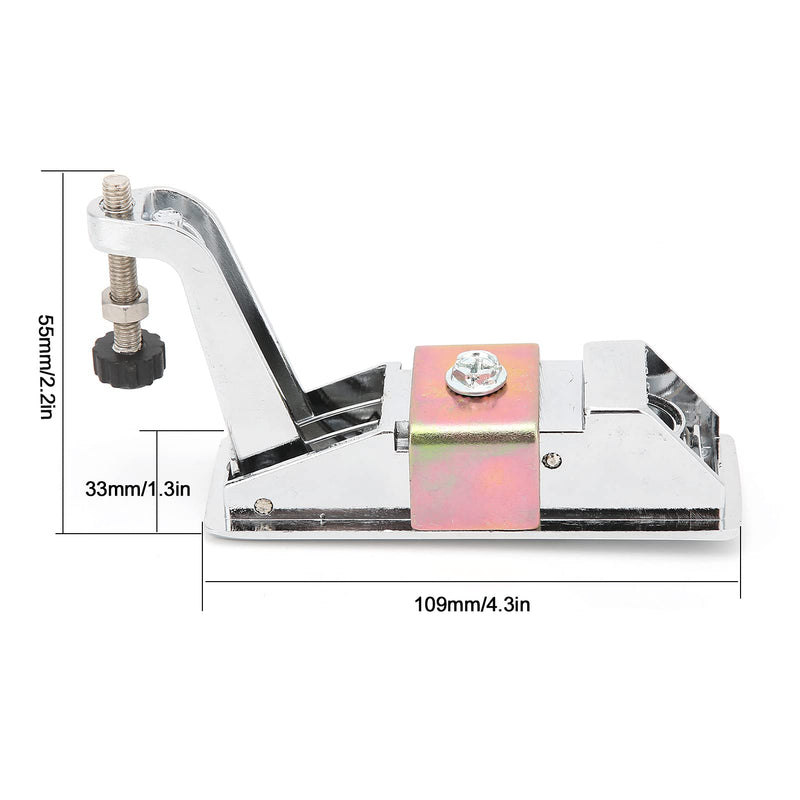 Compression Latches, Zinc Alloy Flush Lever Latch, NonLocking Toolbox Cabinet Suitcase Lock, Adjustable Lever with Locking Trigger Lock for Marine Boat Ship Trailer(Silver)