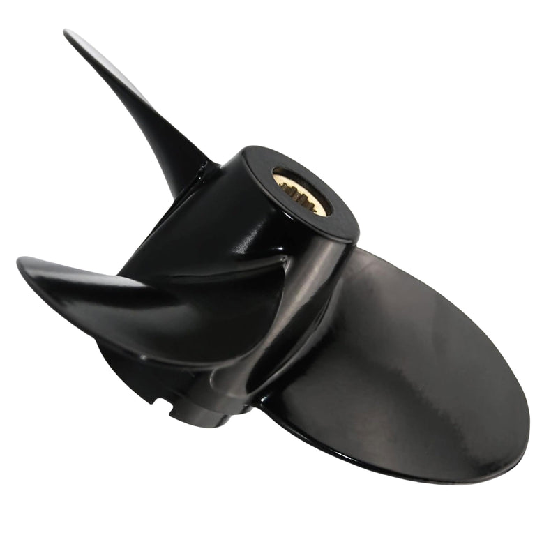 Boat Propeller for Suzuki DF4 DF5 DF6 4HP 5HP 6HP 4-6 HP Outboard Engine | 7 1/2x6 7 1/2x6 1/2 7 1/2x7 7 1/2x8 (7.5x6 7.5x6.5 7.5x7 7.5x8) Pitch 10 Tooth Spline Aluminum Boat Motor Props, RH 7 1/2 x 6