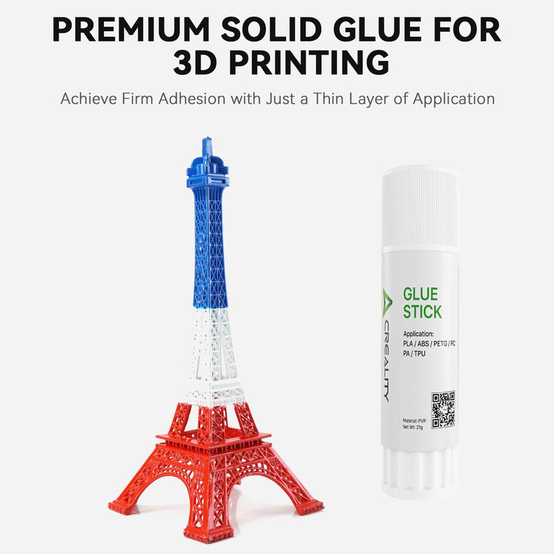 Creality 3D Printer Glue Stick Warping Reducing 3D Printer Glue Stick for Hot Bed 3D Printer Bed Adhesive PVP Solid 3D Print Glue Stick for PLA/ABS/PETG/PC/PA/TPU (Pack of 4) - NewNest Australia