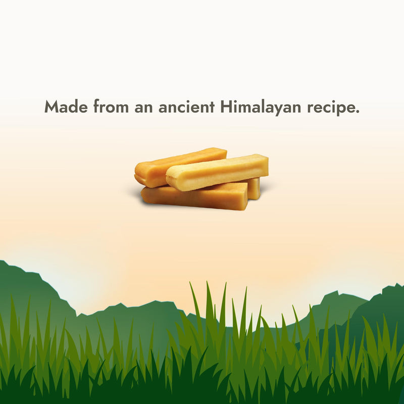 William Hunter Yak Cheese Himalayan Dog Chews - Long Lasting 100% Natural High Protein Dental Dog Chews for Aggressive Chewers (5 Pack Small) 5 Pack Small