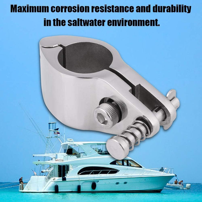 Aramox Boat Jaw Slide, 7/8" 316 Stainless Steel Marine Boat Jaw Slide Hinged Bimini Top Hardware Fitting