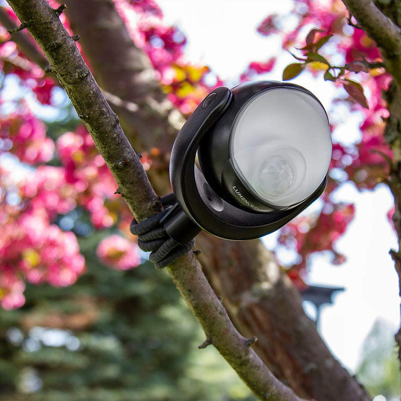 Limitless Innovations Lumenology Portable LED Motion Sensor Light Provides 148 Lumens with a 13 ft Detectable Range and Flexible Tripod Base with Magnetic Option – Indoor/Outdoor (Black) Black