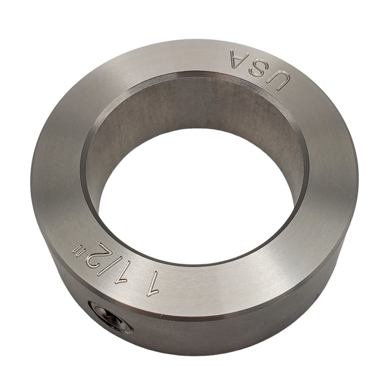 1.50" Bore Diameter - Set Screw Shaft Collar - 303 Stainless Steel (2 Pack) 1.50" Bore 2