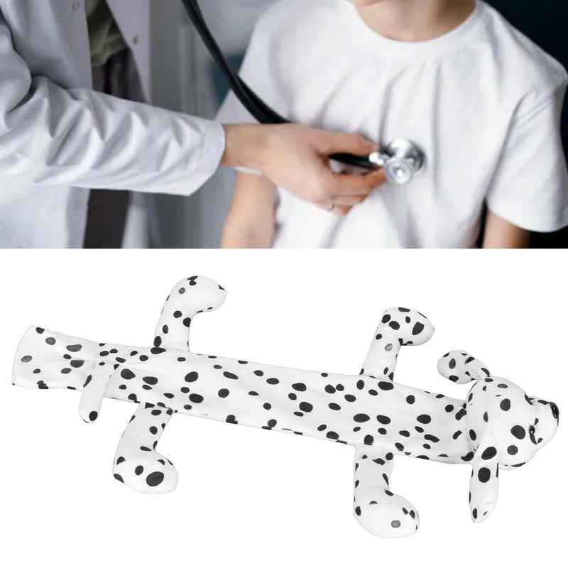 Stethoscope Cover Sleeves, Plush Stethoscope Cover Soft Comfortable Animal Shape for Nurses (Spotted Dog)