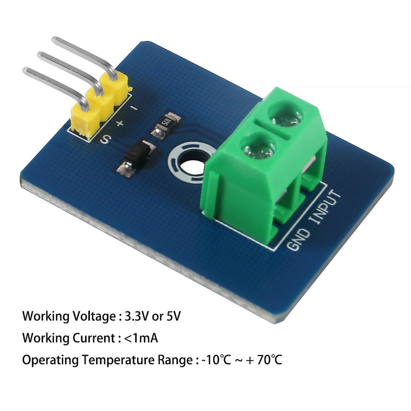 8pcs Piezoelectric Sensor Analog Ceramic Vibration Sensor Module 3.3V/5V Piezoelectricity for Arduino DIY KIT