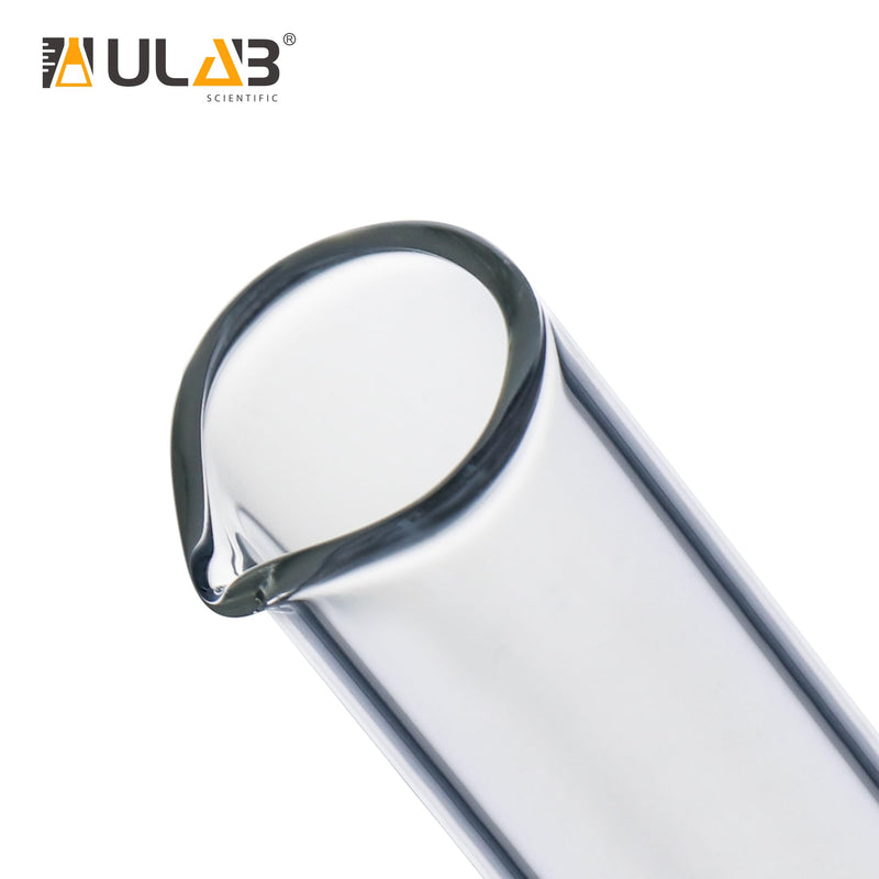 ULAB Measuring Cylinder Set with 1 PC Brush, Including 1PC 1000ml Cylinder, Hexagonal Base, 3.3 Boro Glass,with spout,Class B, UMC1014