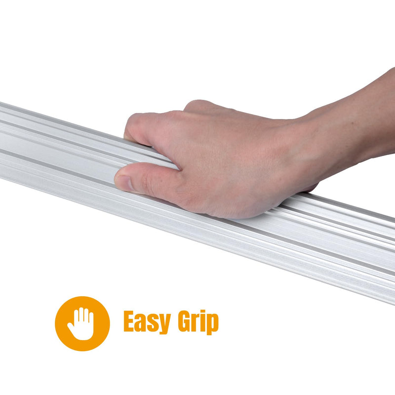POWERTEC 24 Inch Machinist Aluminum Straight Edges, with .001'' Tolerance for Checking Surface Warp, Marking/Scribing Lines - Used w/Feeler Gauges for Automotive Repairs, Cylinder Head Checks (71227) 24''