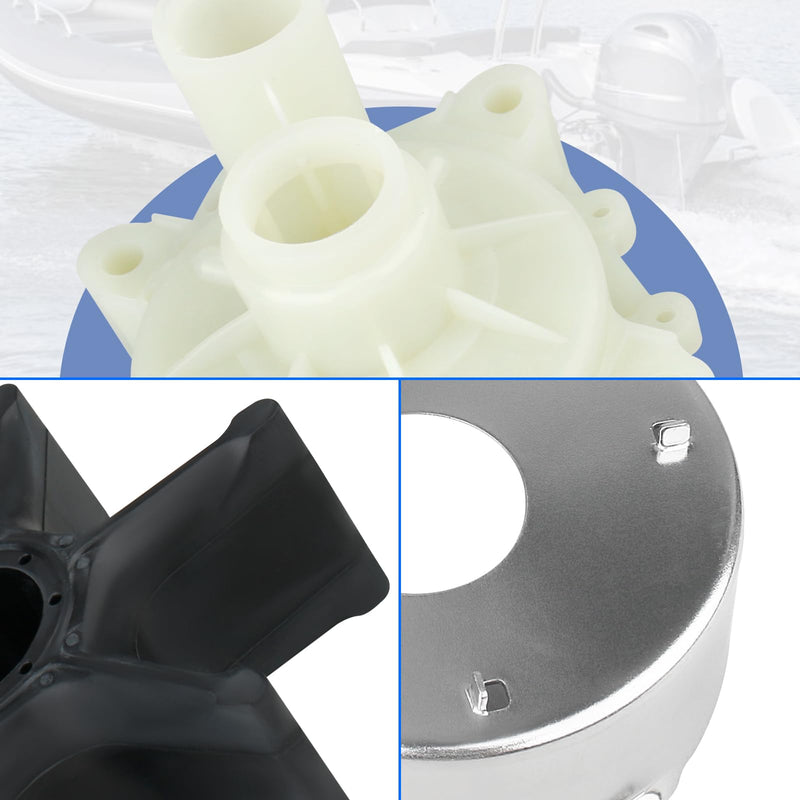 Water Pump Impeller Kit 61AW0078 Compatible with Yamaha Outboard Marine 150 175 200 225 250 300 HP Motorsm, 2/4 Stroke, Replaces 61A-W0078-A2/A3/A4-00 Sierra 18-3396-1