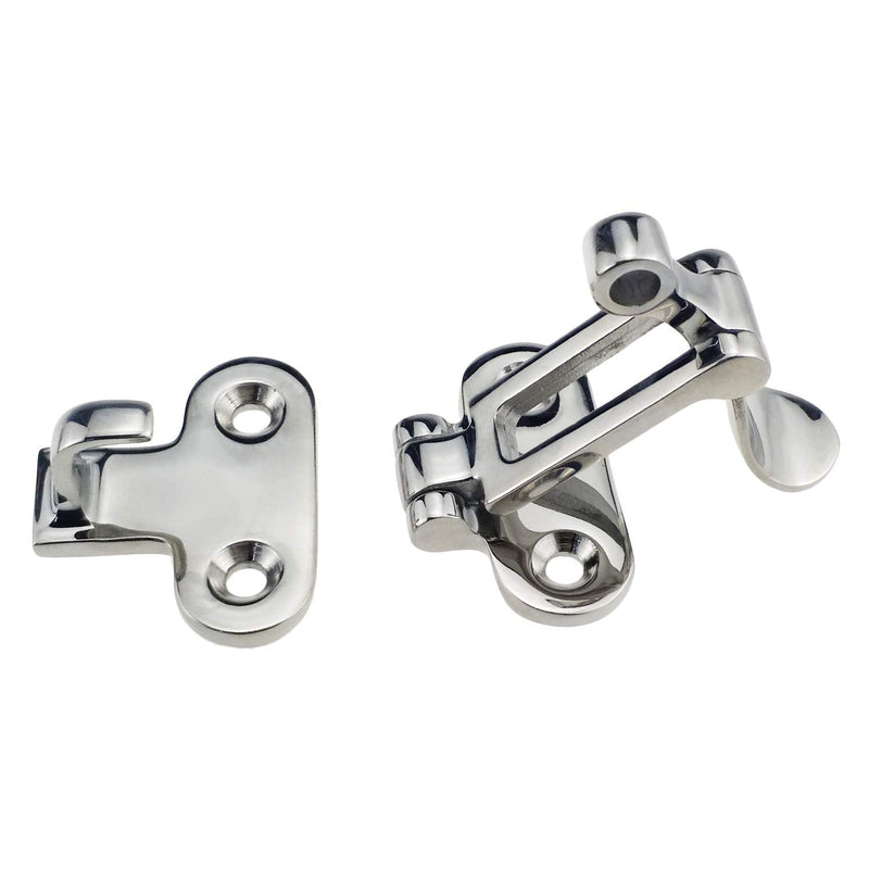 Four Packs Marine Grade 316 Stainless Steel Anti-Rattle Lockable Hold Down Clamp Latch